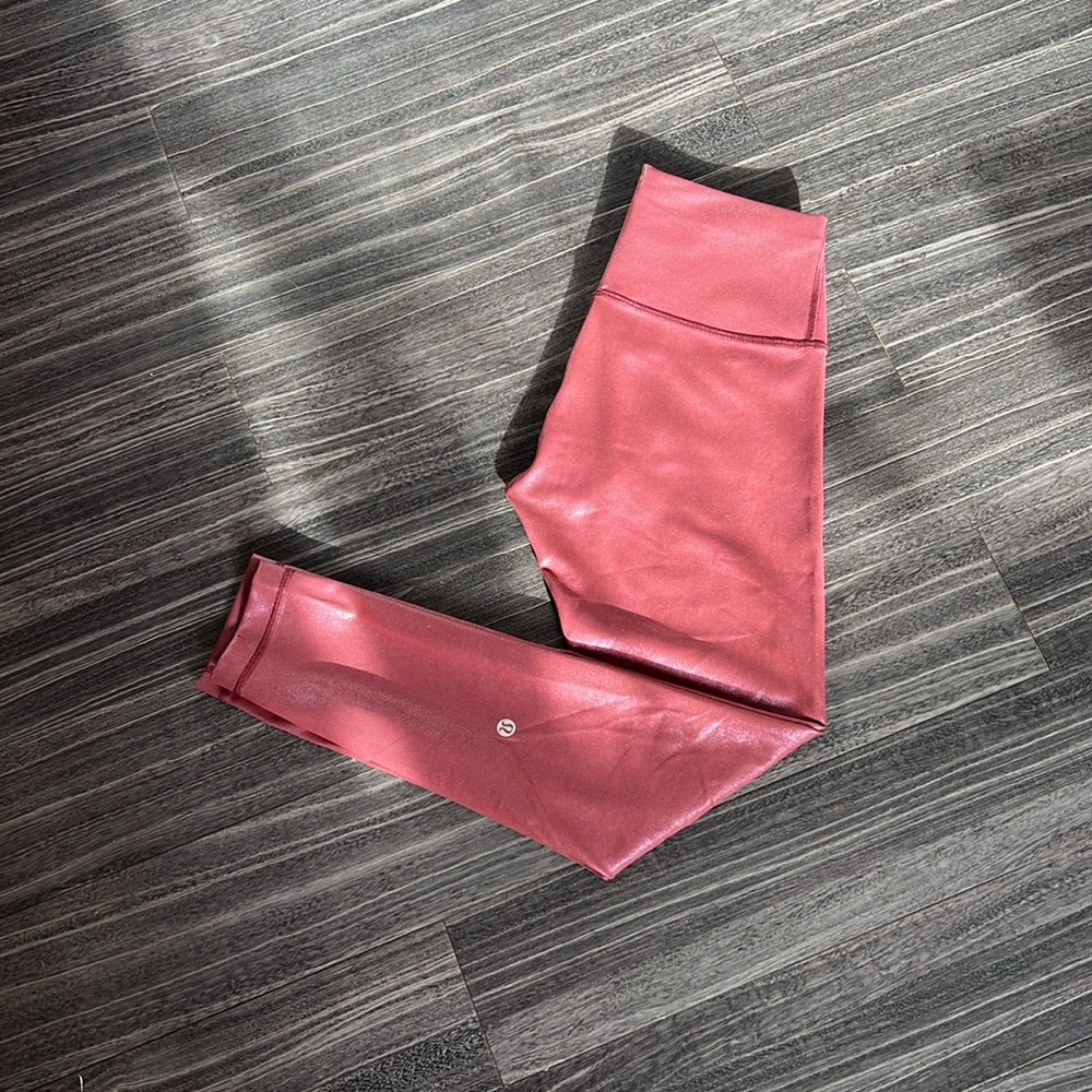Lululemon Special Edition * Foil Wunder Under Leggings